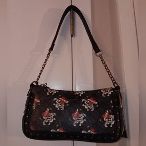 Ed Hardy Skull Crossbody Shoulder Bag